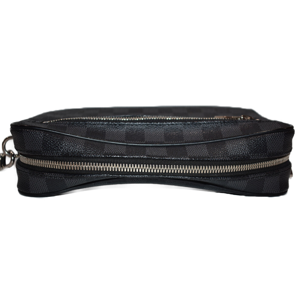 Louis Vuitton Pochette Kasai Damier Graphite Black Dark Gray Shoulder bag - Picture 5 of 7